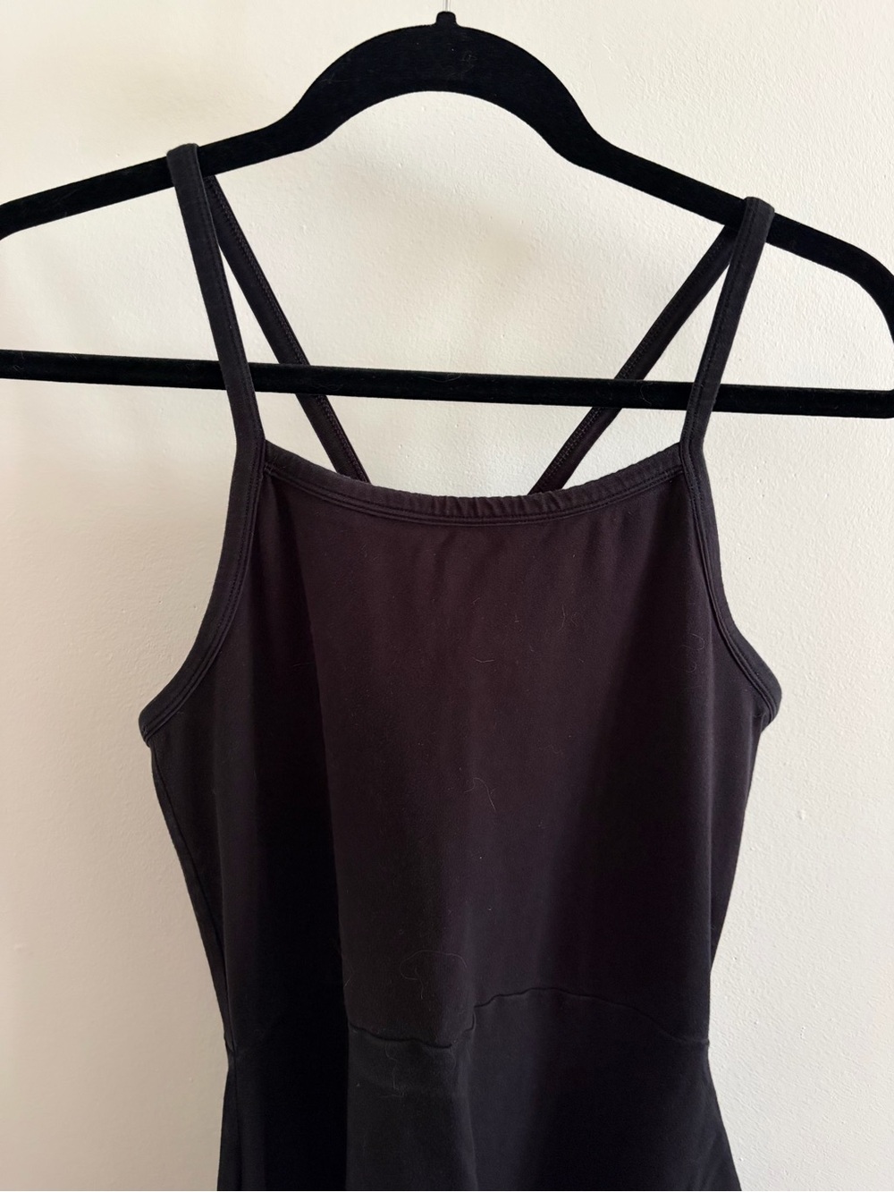 Pact Organic Fit & Flare Midi Dress Black M - Picture 3 of 4